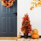 Fall Sunflower Pinecone and Berry 36"H Porch Tree & 24"D Wreath